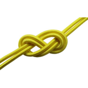 Elastico per pelli di foca di alta qualità  diametro 4 mm venduto a metro Giallo